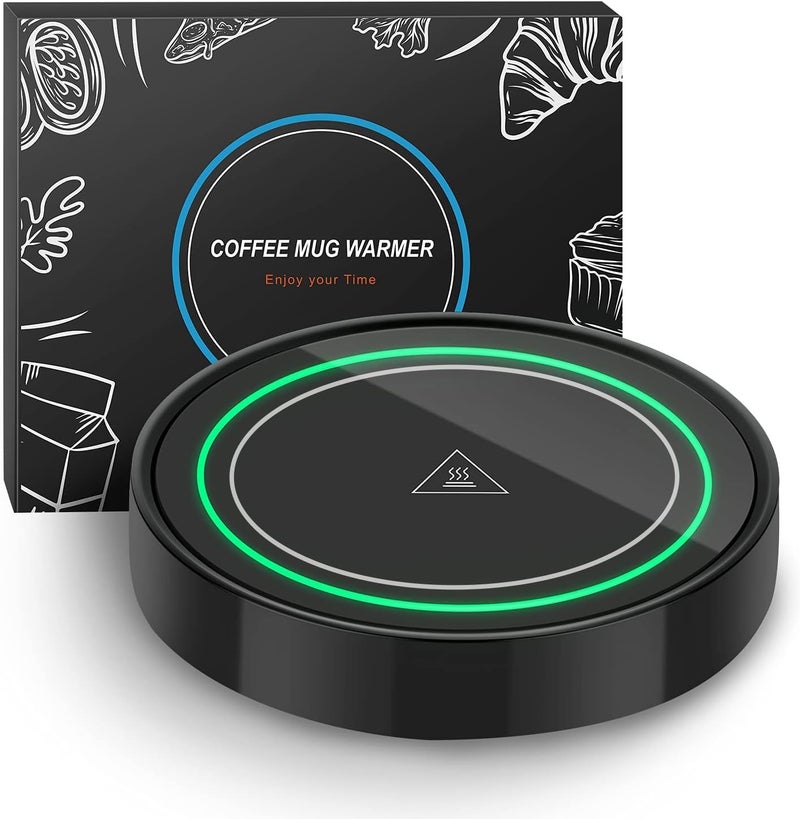 Dimux Coffee Mug Warmer with Automatic Gravity Switch,Electric Beverage Warmers for Office Home Desk Use, Smart Cup Warmer Thermostat Coaster Apply to Hot Coffee,Tea Espresso Milk Candle Wax On/Off - Image 1